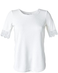 Женская белая кружевная футболка от 3.1 Phillip Lim