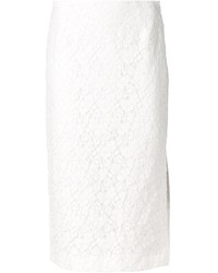 Белая кружевная юбка-карандаш от Derek Lam 10 Crosby
