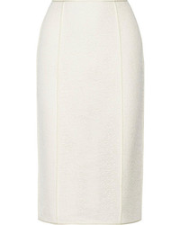 Белая кружевная юбка-миди от Jason Wu