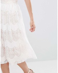 Белая кружевная юбка-миди от Oh My Love
