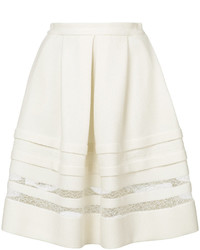 Белая кружевная юбка от Ermanno Scervino