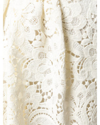 Белая кружевная юбка от Ermanno Scervino