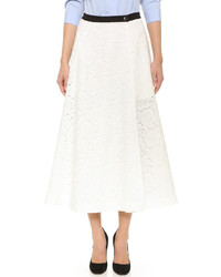 Белая кружевная юбка от Tome