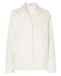 Белая куртка в стиле милитари от Tomas Maier