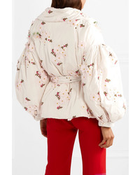 Женская белая куртка-пуховик от Moncler Genius