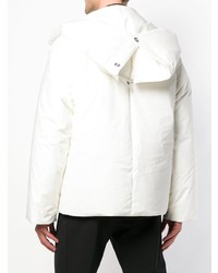 Мужская белая куртка-пуховик от Jil Sander