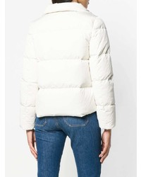 Женская белая куртка-пуховик от Woolrich