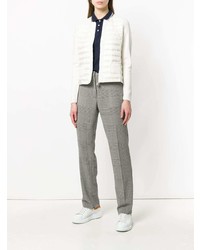 Женская белая куртка-пуховик от Moncler