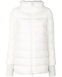 Женская белая куртка-пуховик от Herno
