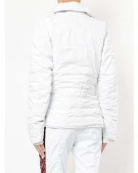 Женская белая куртка-пуховик от Kru