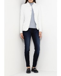 Женская белая куртка-пуховик от Husky