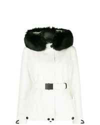 Женская белая куртка-пуховик от Moncler Grenoble