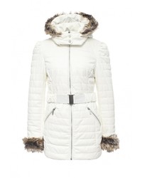 Женская белая куртка-пуховик от Morgan