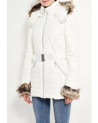 Женская белая куртка-пуховик от Morgan