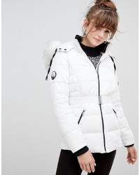 Женская белая куртка-пуховик от New Look