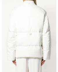 Женская белая куртка-пуховик от Jil Sander