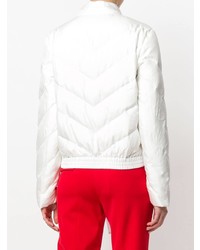 Женская белая куртка-пуховик от Moncler