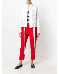 Женская белая куртка-пуховик от Moncler