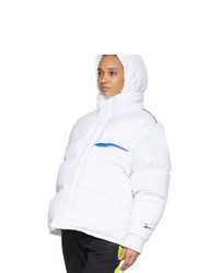 Женская белая куртка-пуховик от Ader Error
