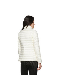 Женская белая куртка-пуховик от Moncler