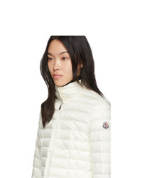 Женская белая куртка-пуховик от Moncler