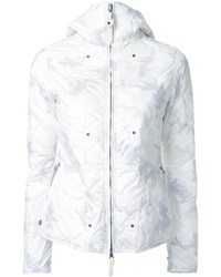 Женская белая куртка-пуховик