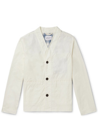 Мужская белая куртка-рубашка от Albam