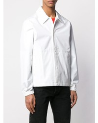 Мужская белая куртка-рубашка от Helmut Lang