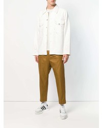 Мужская белая куртка-рубашка от Our Legacy