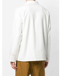 Мужская белая куртка-рубашка от Our Legacy