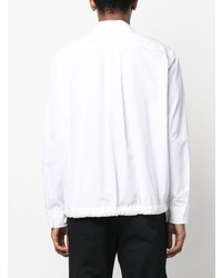 Мужская белая куртка-рубашка от Sacai