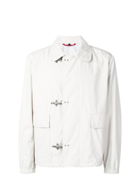 Мужская белая куртка-рубашка от Fay