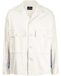 Мужская белая куртка-рубашка от FIVE CM