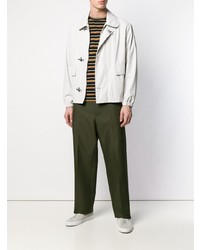 Мужская белая куртка-рубашка от Fay