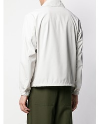 Мужская белая куртка-рубашка от Fay