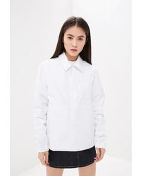 Женская белая куртка-рубашка от Helmut Lang