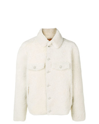 Мужская белая куртка-рубашка от Isabel Marant