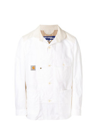 Мужская белая куртка-рубашка от Junya Watanabe MAN