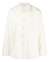 Мужская белая куртка-рубашка от Lemaire