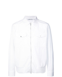 Мужская белая куртка-рубашка от Neil Barrett