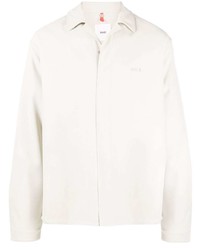 Мужская белая куртка-рубашка от Oamc