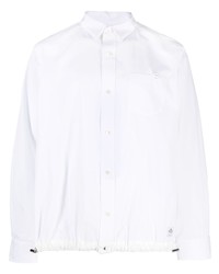 Мужская белая куртка-рубашка от Sacai
