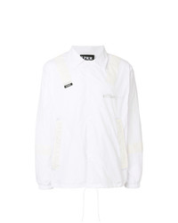 Мужская белая куртка-рубашка от Upww