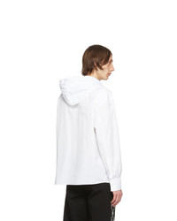 Мужская белая куртка-рубашка от Neil Barrett