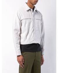 Мужская белая куртка-рубашка от Cottweiler