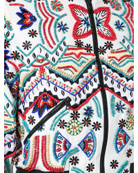 Женская белая куртка с вышивкой от Alice + Olivia