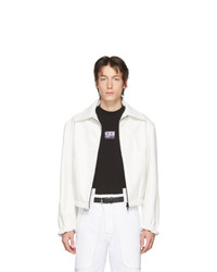 Белая куртка харрингтон от Boramy Viguier