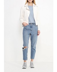 Женская белая куртка от B.Style