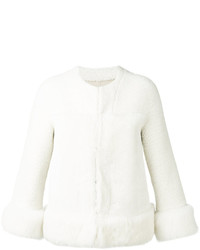 Женская белая куртка от Loro Piana
