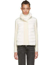 Женская белая куртка от Moncler